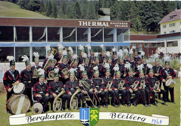 zzi19. Bergkapelle Bleiberg 1968 beim Thermalbad