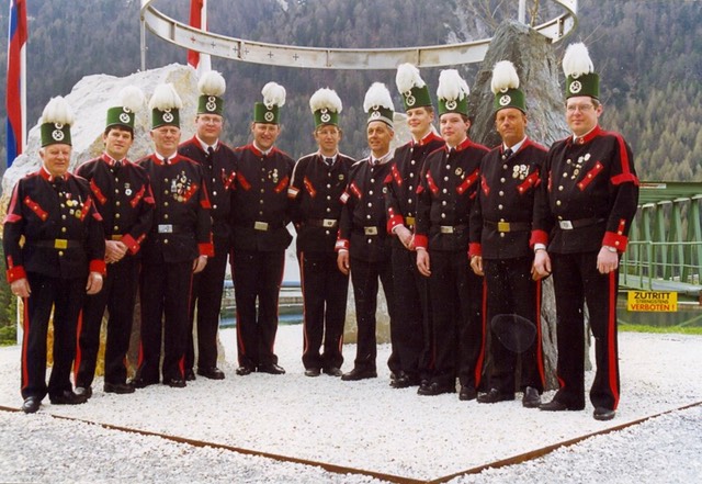 zzi41. Musiker der Bergkapelle bei der Teera Mystica,1999
